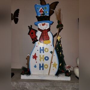 Tall Wooden Snowman ♡♡♡